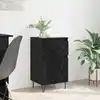 Image de Buffet Avec Tiroir Chêne Noir 35 X 40 X 70 Cm Bois D'ingénierie Vidaxl
