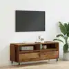 Image de Meuble Tv Avec Tiroir Bois Ancien 100 X 34,5 X 44,5 Cm Vidaxl