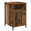 Image de Vidaxl cabinet de chevet bois ancien 40 x 42 x 60 cm bois d'ingénierie
