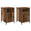 Image de Vidaxl cabinet de chevet 2 pcs bois ancien 40 x 42 x 60 cm