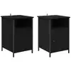 Image de Vidaxl cabinet de chevet 2 pcs chêne noir 40 x 42 x 60 cm