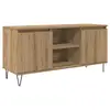 Image de Vidaxl meuble tv 104 x 35 x 50 cm chêne artisanal bois d'ingénierie