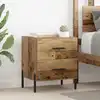 Image de Cabinet De Chevet Avec Tiroir Bois Ancien 40 X 35 X 47,5 Cm Vidaxl