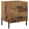 Image de Vidaxl cabinet de chevet avec tiroir bois ancien 40 x 35 x 47,5 cm