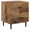 Image de Vidaxl cabinet de chevet avec tiroir bois ancien 40 x 35 x 47,5 cm