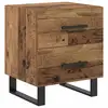 Image de Vidaxl cabinet de chevet avec tiroir bois ancien 40 x 35 x 47,5 cm
