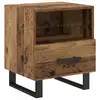 Image de Vidaxl cabinet de chevet avec tiroir bois ancien 40 x 35 x 47,5 cm
