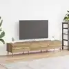 Image de Meuble Tv Chêne Artisanal 150 X 36 X 30 Cm Bois D'ingénierie Vidaxl