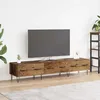 Image de Meuble TV - VIDAXL - 150 x 36 x 30 cm - Bois dingénierie - Finition bois ancien - Tiroirs