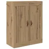 Image de Meuble mural moderne - vidaXL - Chêne artisanal - 69 5x34x90 cm - 2 portes - Bois dingénierie - Poids maximal 60 kg