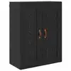 Image de Vidaxl meuble mural chêne noir 69,5 x 34 x 90 cm bois d'ingénierie