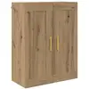 Image de Vidaxl meuble mural chêne artisanal 69,5 x 34 x 90 cm