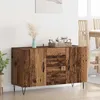 Image de vidaXL Buffet Bois Ancien 100 x 36 x 60 cm Bois dingénierie Buffet rectangulaire moderne pour salon rangement pratique 882469