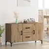 Image de Buffet Chêne Artisanal 100 X 36 X 60 Cm Bois D'ingénierie Vidaxl