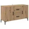 Image de Vidaxl buffet chêne artisanal 100 x 36 x 60 cm bois d'ingénierie