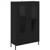 Image de Vidaxl haut armoire avec tiroir corona chêne noir 69,5 x 31 x 115 cm