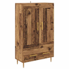 Image de Vidaxl haut armoire bois ancien 69,5 x 31 x 115 cm bois d'ingénierie