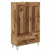 Image de Vidaxl haut armoire bois ancien 69,5 x 31 x 115 cm bois d'ingénierie