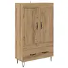 Image de Vidaxl haut armoire avec tiroir chêne artisanal 69,5 x 31 x 115 cm