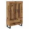 Image de Vidaxl haut armoire bois ancien 69,5 x 31 x 115 cm bois d'ingénierie