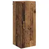 Image de Vidaxl meuble mural bois ancien 34,5 x 34 x 90 cm bois d'ingénierie