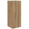 Image de Vidaxl meuble mural chêne artisanal 34,5 x 34 x 90 cm