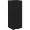 Image de Vidaxl meuble mural chêne noir 34,5 x 34 x 90 cm bois d'ingénierie
