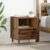 Image de Cabinet De Chevet Avec Tiroir 2 Pcs Bois Ancien 40 X 35 X 50 Cm Vidaxl