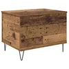 Image de Table basse réglable - vidaXL - Bois ancien - 60x445x45 cm - Plateau relevable - Grand rangement