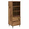 Image de Vidaxl haut armoire bois ancien 40 x 36 x 110 cm bois d'ingénierie