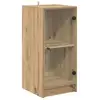 Image de Vidaxl buffet ch  ne artisanal 35 x 37 x 76 cm bois d'ing ©nierie