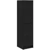 Image de Vidaxl haut armoire chêne noir 35 x 37 x 142 cm bois d'ingénierie