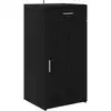 Image de Vidaxl buffet ch  ne noir 45 x 42,5 x 93 cm bois d'ing ©nierie