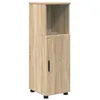 Image de Armoire de salle de bain - vidaXL - Chêne Sonoma - 30x35x95 cm - Bois dingénierie - 2 portes - Autoportant