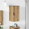 Image de Cabinet De Salle De Bain Chêne Artisanal 30 X 31,5 X 61 Cm Vidaxl