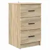 Image de Vidaxl cabinet de chevet avec tiroir chêne sonoma 38 x 38 x 66 cm