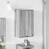 Image de Cabinet De Salle De Bain Gris Sonoma 39 X 23,5 X 65 Cm Vidaxl
