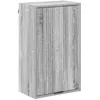 Image de Armoire murale salle de bain - vidaXL - Sonoma gris - 39x235x65 cm - Bois dingénierie - 1 porte à charnières