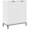 Image de Vidaxl buffet blanc 69,5 x 33 x 82 cm bois d'ingénierie