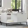 Image de Table Basse Avec Tiroir Blanc 90 X 49 X 46 Cm Bois D'ingénierie Vidaxl