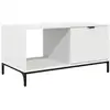 Image de Vidaxl table basse avec tiroir blanc 90 x 49 x 46 cm bois d'ingénierie