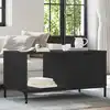 Image de Table Basse Chêne Noir 90 X 49 X 46 Cm Bois D'ingénierie Vidaxl