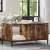 Image de Table Basse Chêne Fumé 90 X 49 X 46 Cm Bois D'ingénierie Vidaxl