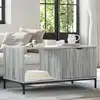 Image de Table Basse Gris Sonoma 90 X 49 X 46 Cm Bois D'ingénierie Vidaxl