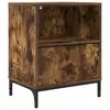 Image de Vidaxl cabinet de chevet chêne fumé 49 x 36 x 61 cm bois d'ingénierie