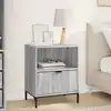Image de Cabinet De Chevet Sonoma Gris 49 X 36 X 61 Cm Bois D'ingénierie Vidaxl