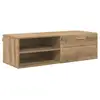 Image de Vidaxl cabinet en bois avec tiroir chêne artisanal 100,5 x 39 x 30 cm