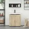 Image de Ensemble D'armoire De Salle De Bain Tulum Chêne Sonoma Vidaxl