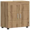 Image de Meuble-lavabo moderne - vidaXL - Chêne artisanal - Bois dingénierie - 60x34x63 cm - Finition mate