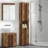 Image de Ensemble D'armoire De Salle De Bain Tulum Bois Ancien Vidaxl